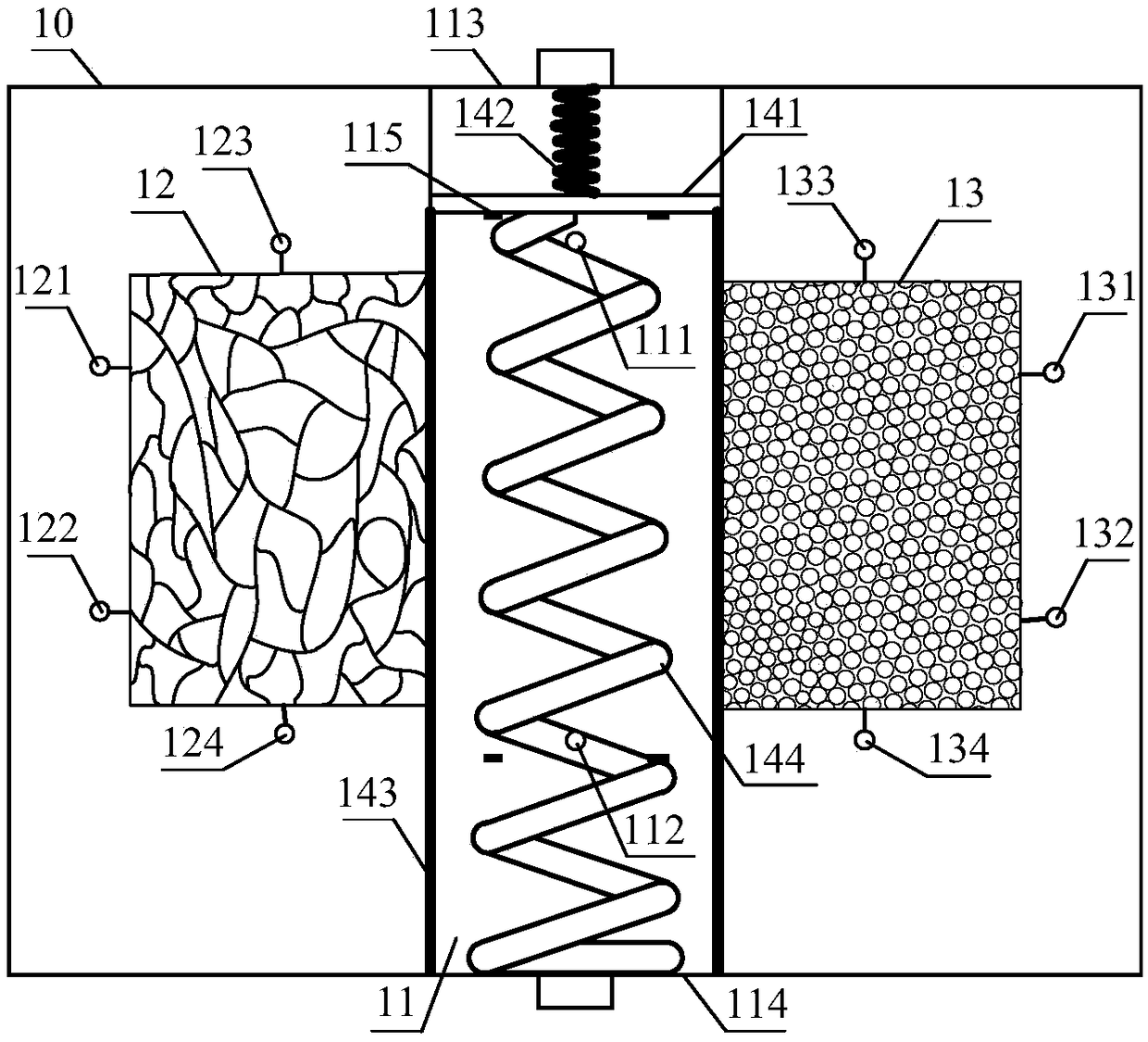 Microscopic simulation device for natural gas hydrate drilling and production