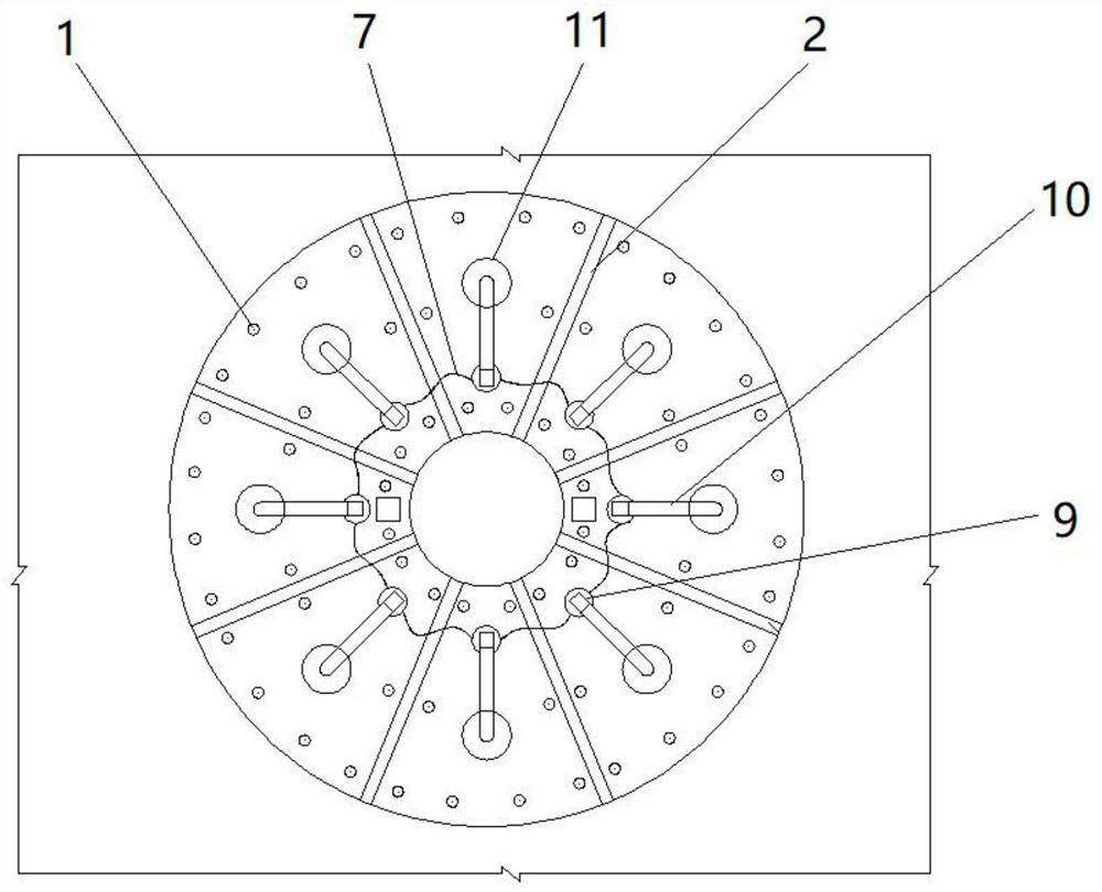 Main beam overturning monitoring and active protection device for single-column pier bridge