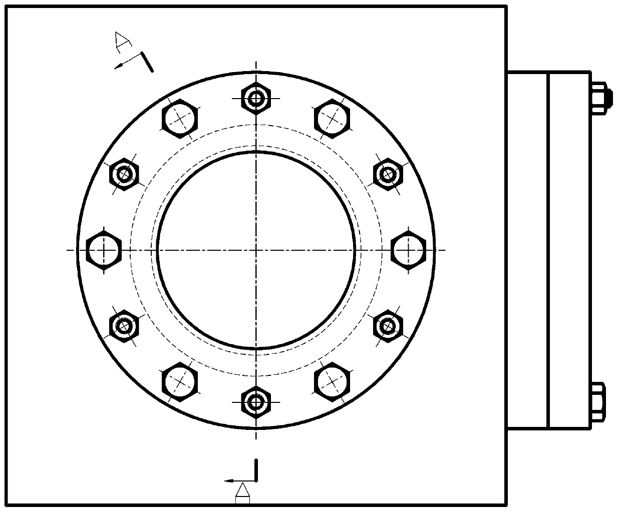 Constant volume combustion device for observing mutual effect of flame and pressure wave