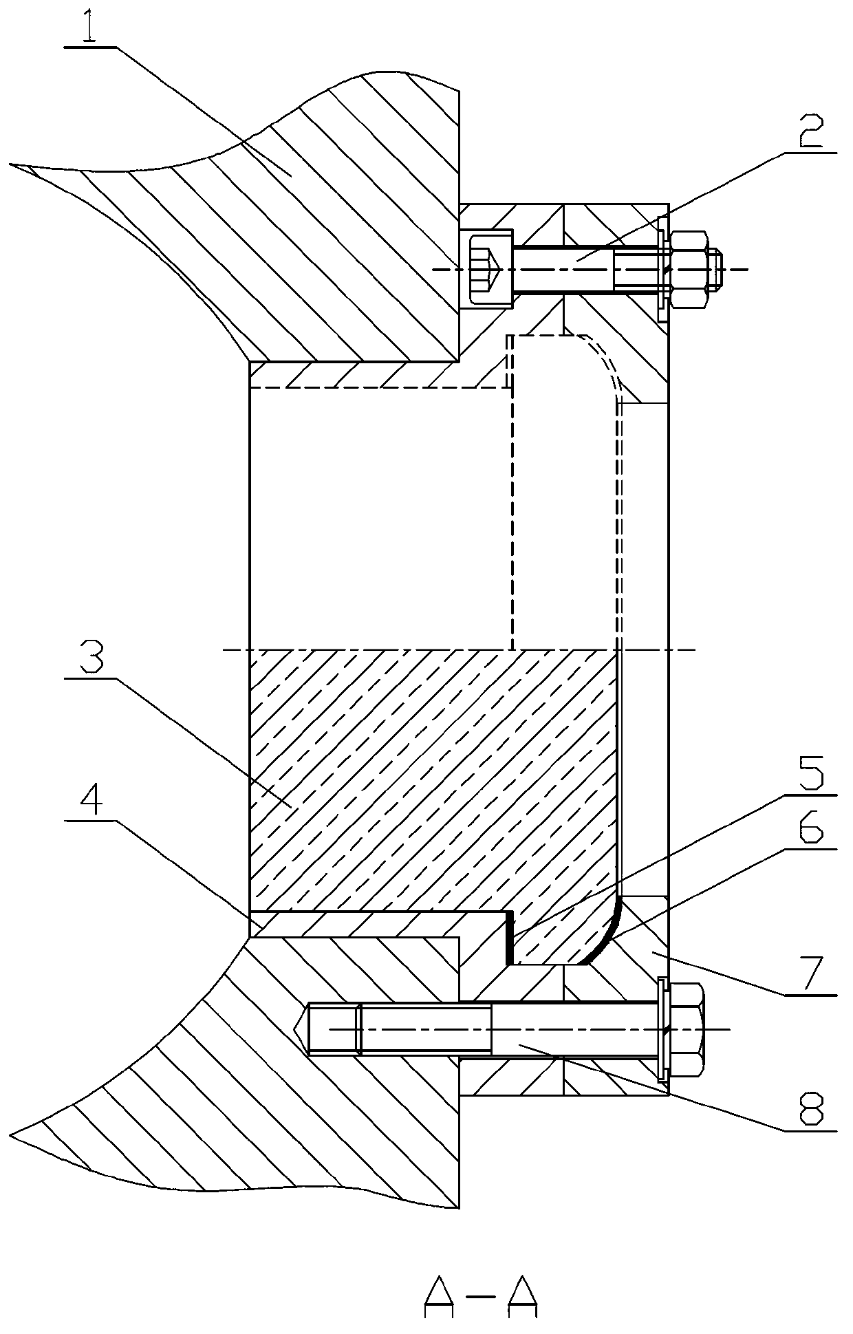 Constant volume combustion device for observing mutual effect of flame and pressure wave