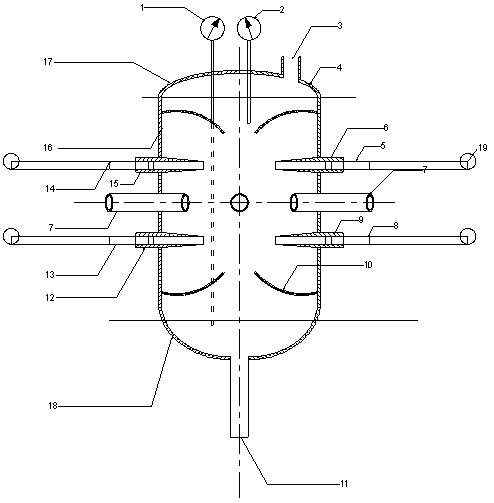 Impinging stream reaction kettle for preparing ultrafine powders