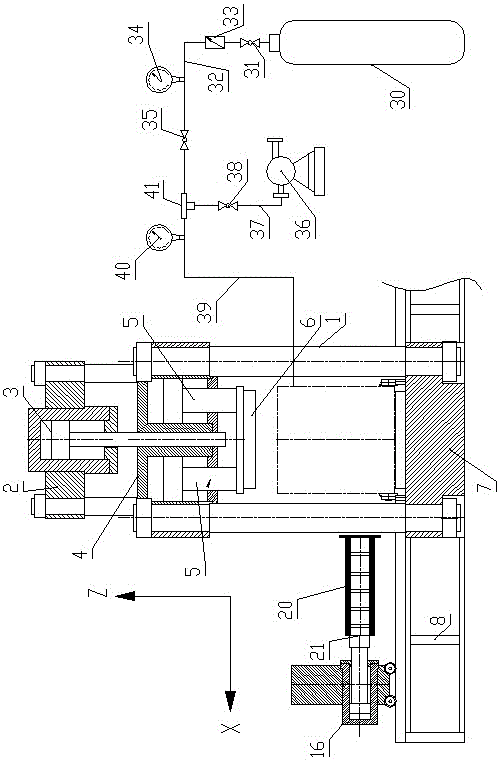 Simulation experiment device and experiment method for coal mine gas dynamic disaster under simulation environment