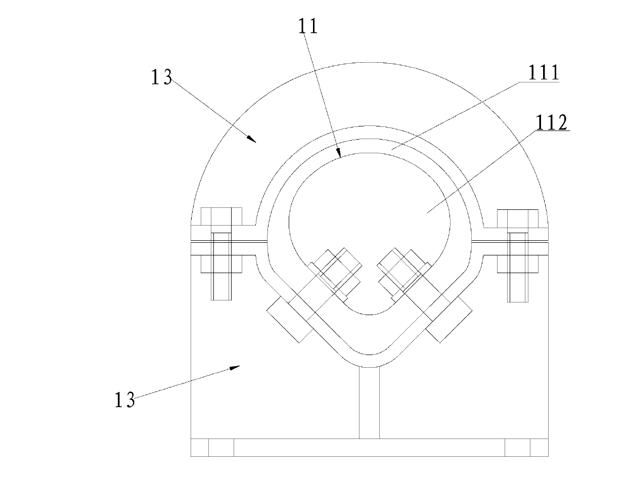 Composite cross arm and manufacturing process thereof