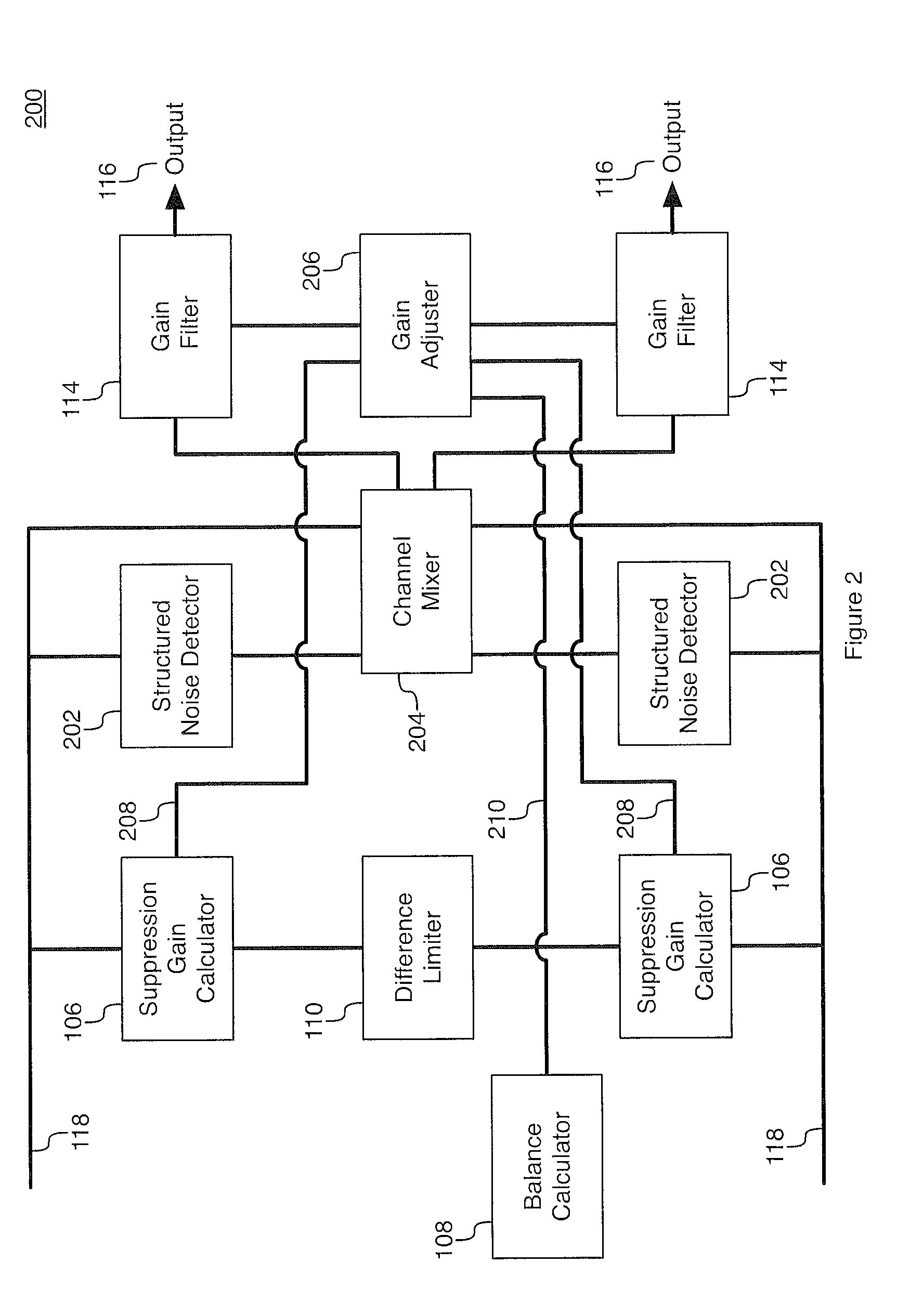 Sound field spatial stabilizer with structured noise compensation