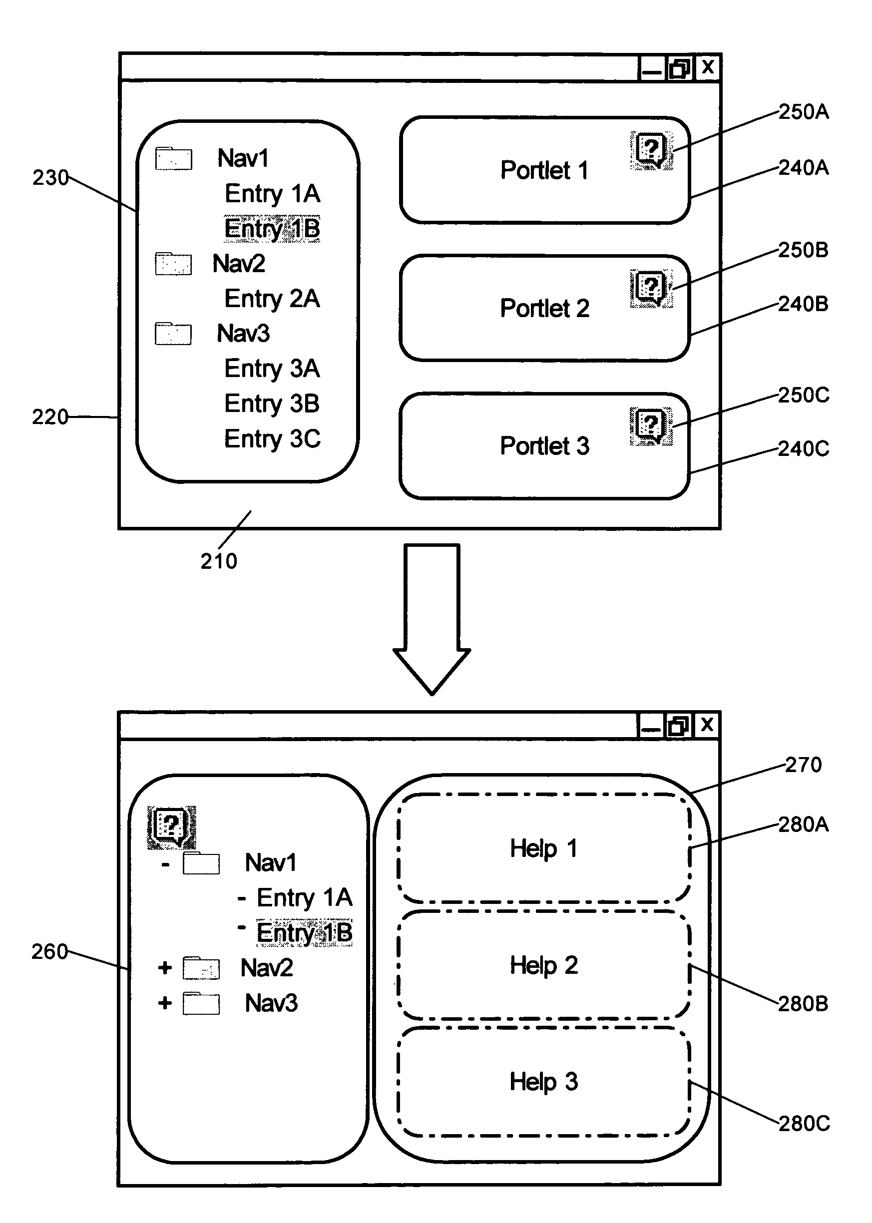 Dynamic composition of help information for an aggregation of applications