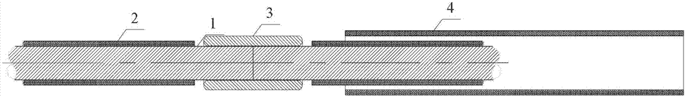 Graphene nanomaterial wire splicing fitting and splicing method