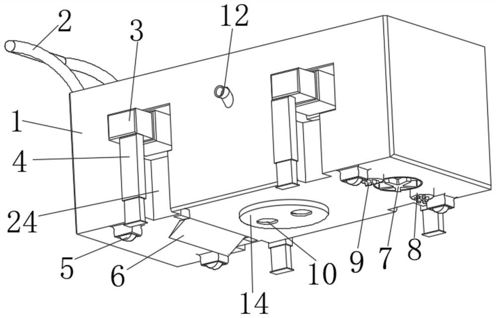 A rapid repair device for road depressions