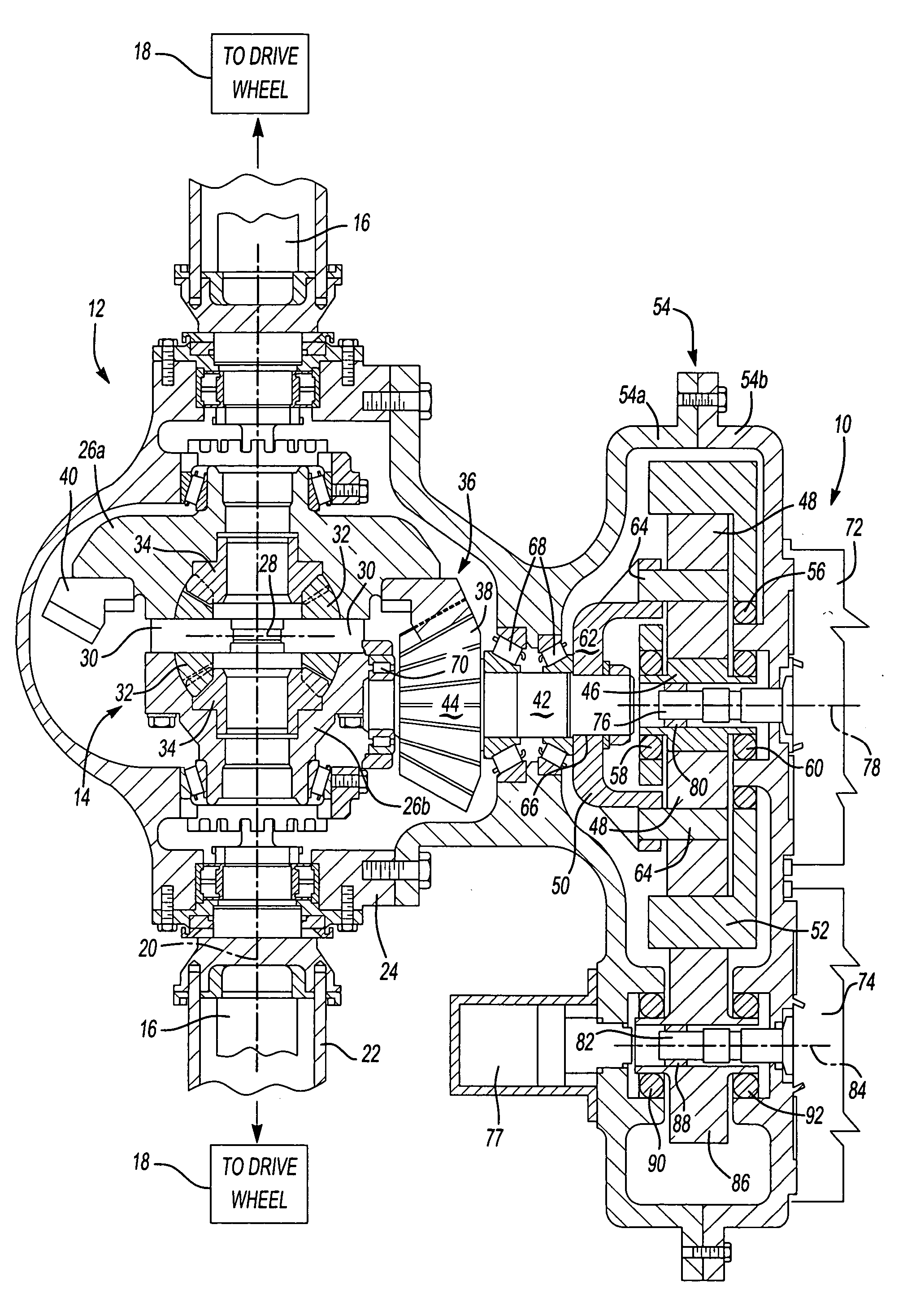 Variable ratio drive system