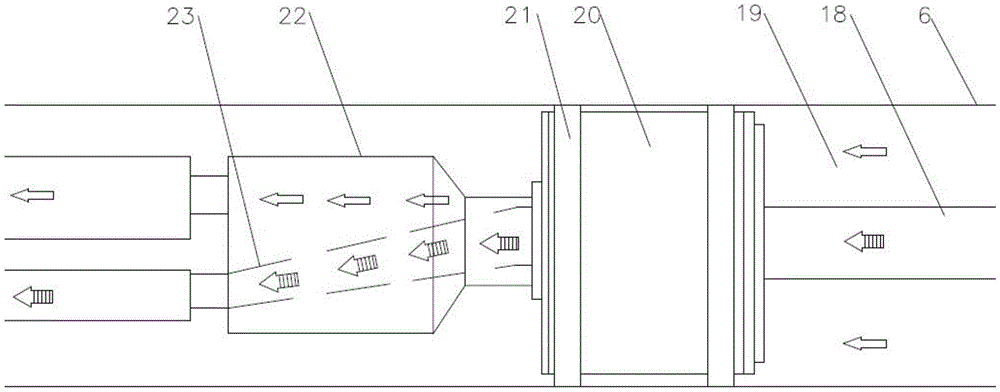 Pipe conveying device of natural gas hydrate