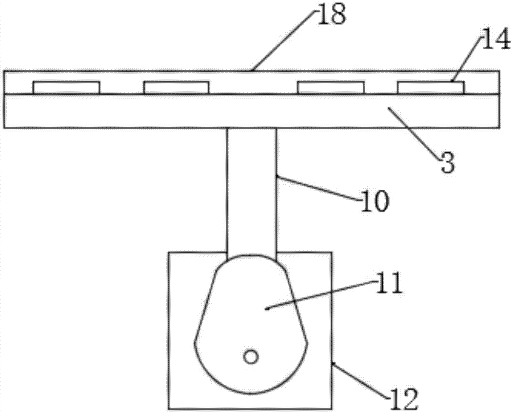 Intermittent stimulating type rehabilitation bed