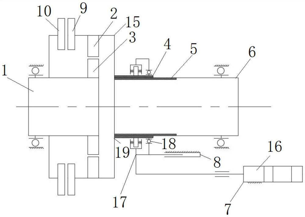 A kind of central limited-slip differential device, the drive system of four-wheel vehicle including it