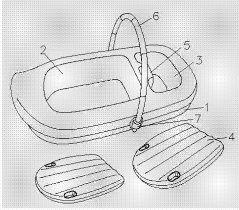 Multifunctional bathing pool for infants