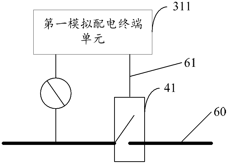 Distribution network fault simulating method and device and distribution network system