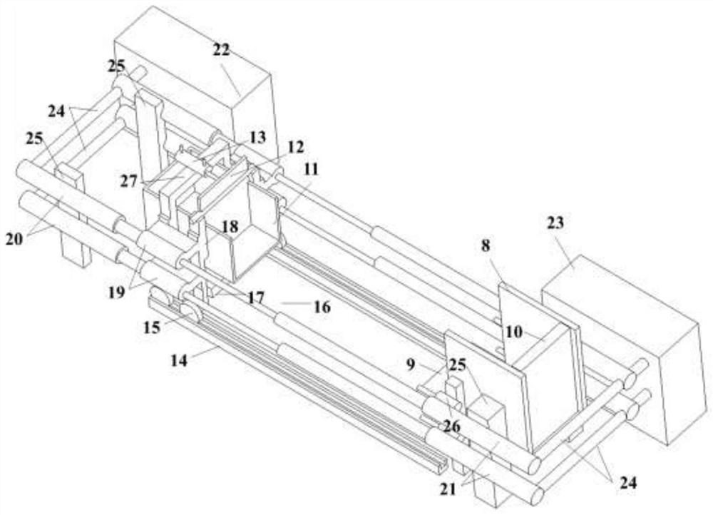 Testing device for ultrahigh-speed debris flow impact simulation under weak Coriolis effect