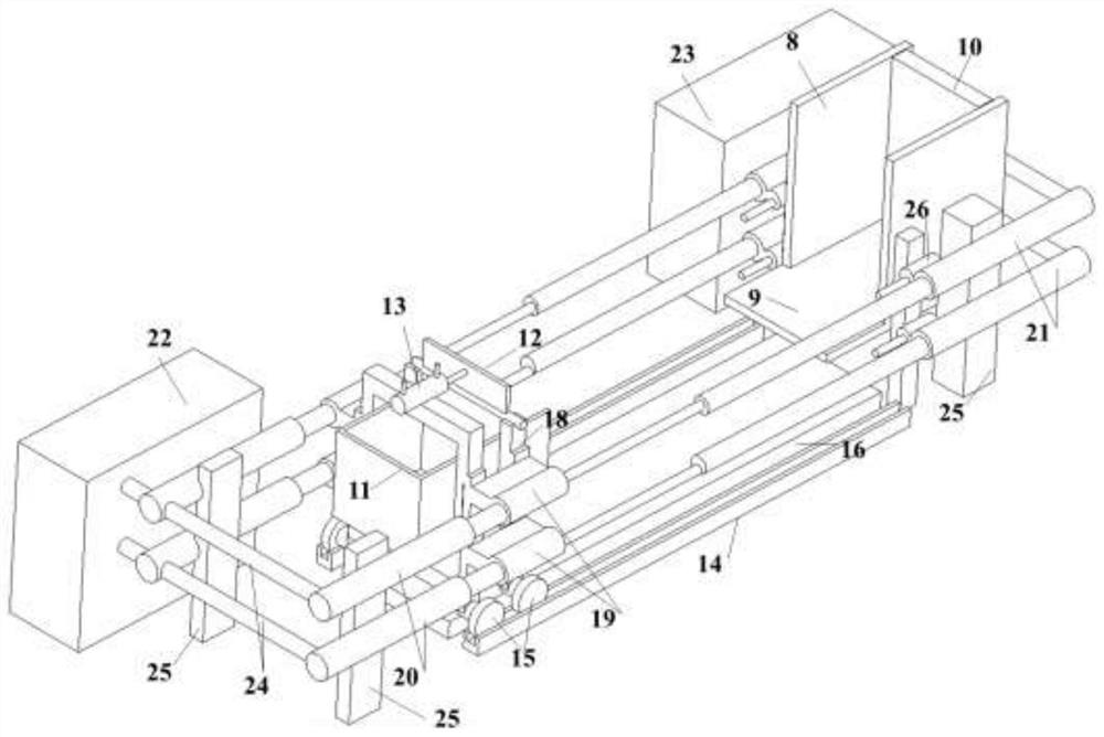 Testing device for ultrahigh-speed debris flow impact simulation under weak Coriolis effect