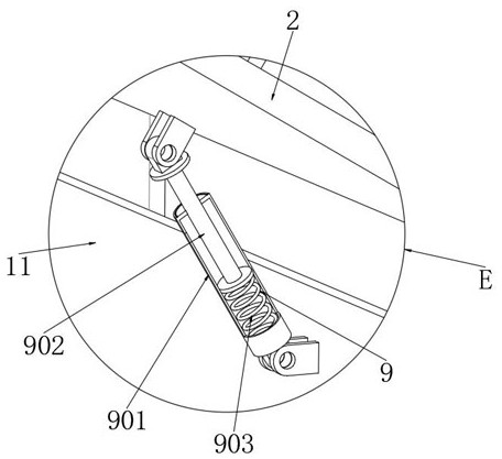 Cloth rolling device for producing sweat-releasing blended fabric