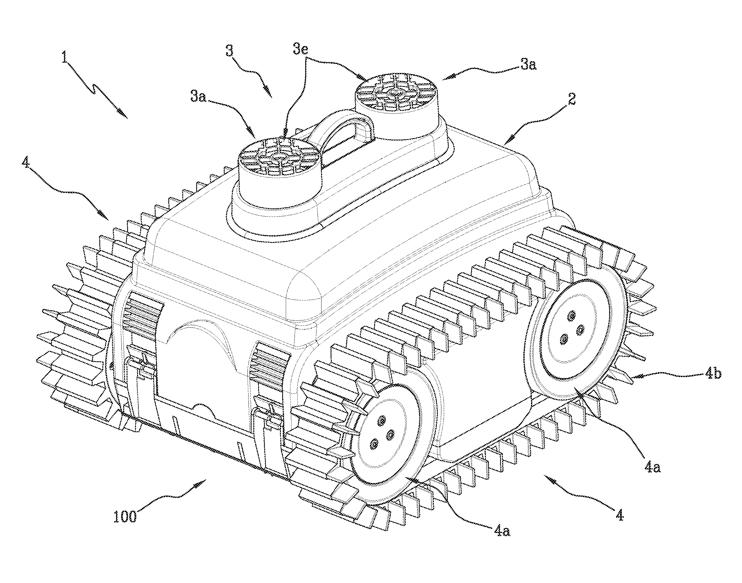 Self-propelled robot