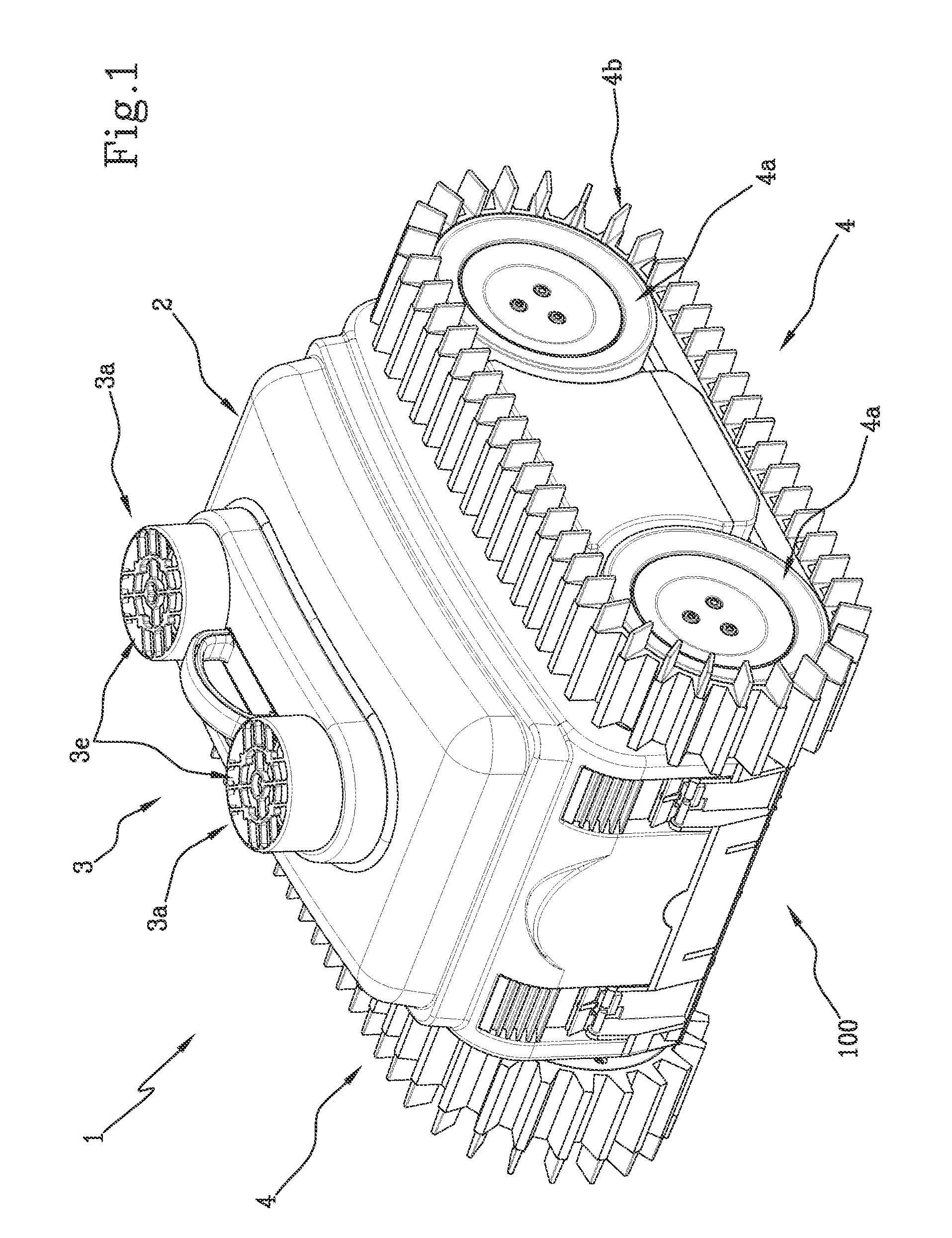 Self-propelled robot