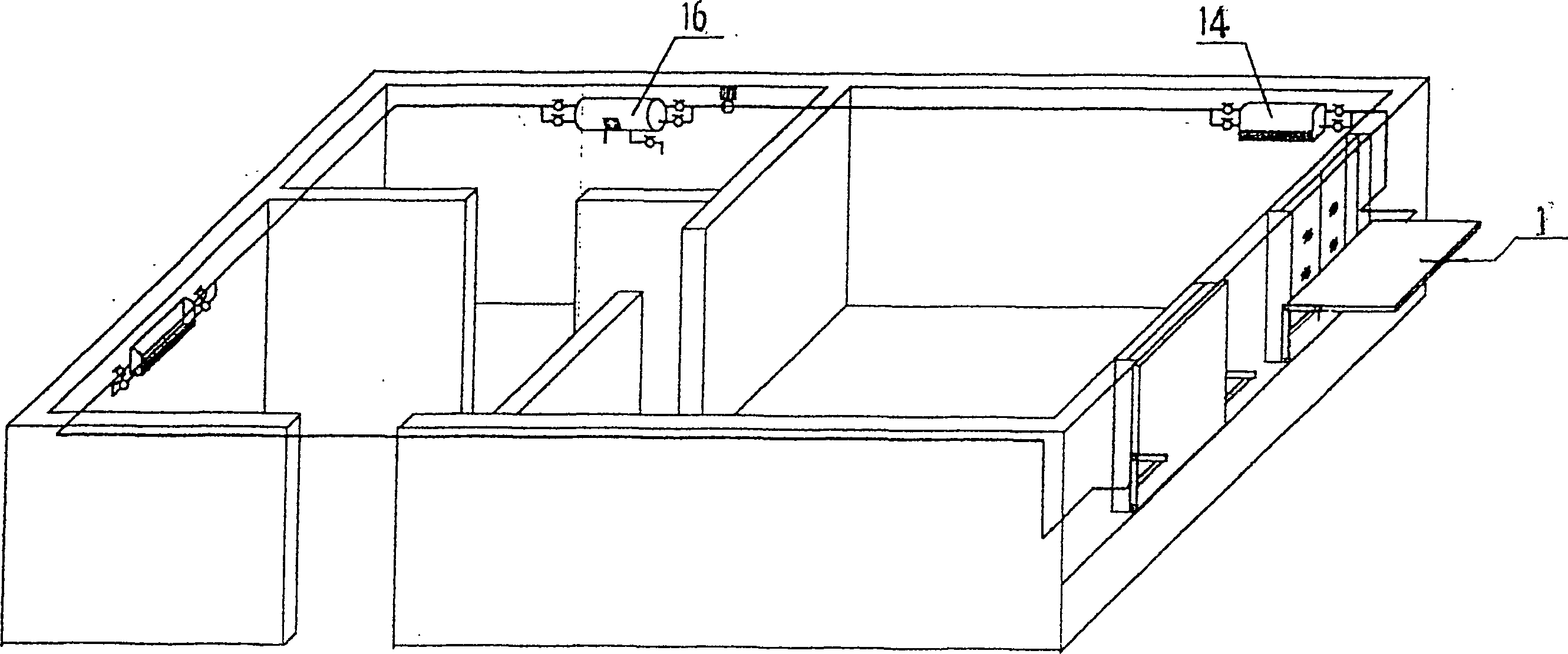 Window-type plastic solar heat collector