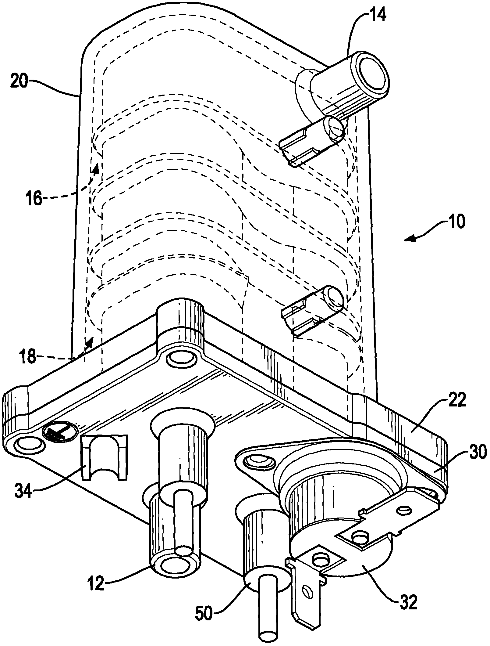 Steam generating and heating device