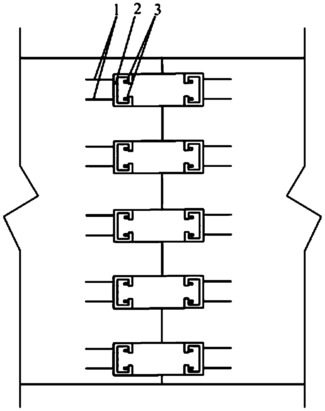 Assembly type partition wall connecting member and using method thereof