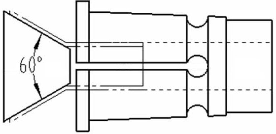 Fixture for flaring test of alloy protective sleeve of railway through ground wire