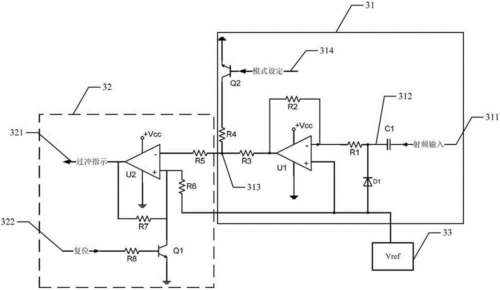 A Power Overshoot Protection Circuit for Digital TV Power Amplifier