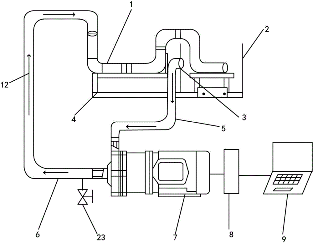 Control method of movement of spherical detector in pressure pipe