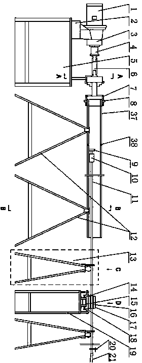 Device for polishing inner hole weld root of high-temperature alloy furnace tube