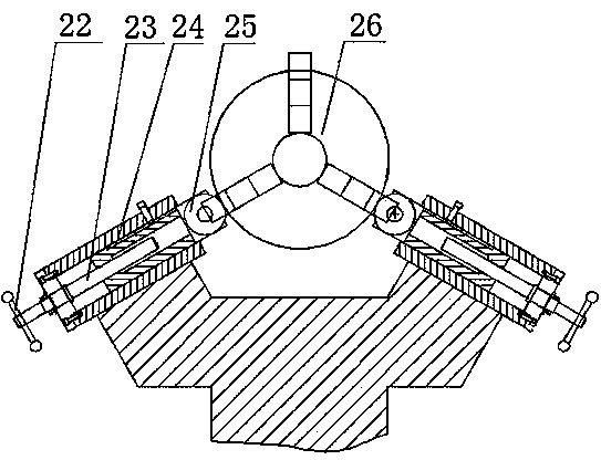 Device for polishing inner hole weld root of high-temperature alloy furnace tube