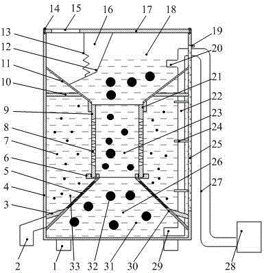 Hedging twisting double-vortex kinetic energy pulping equipment