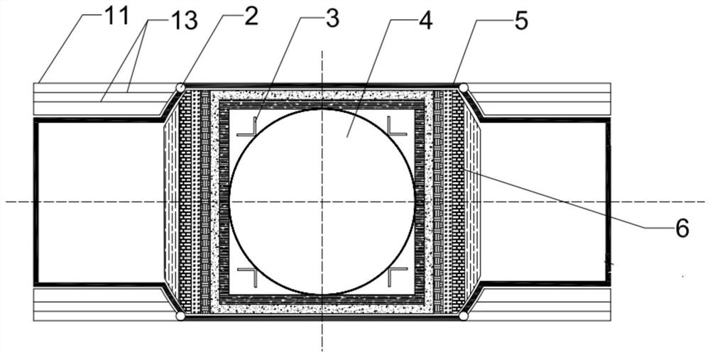 A container radiation protection device with variable shielding layer