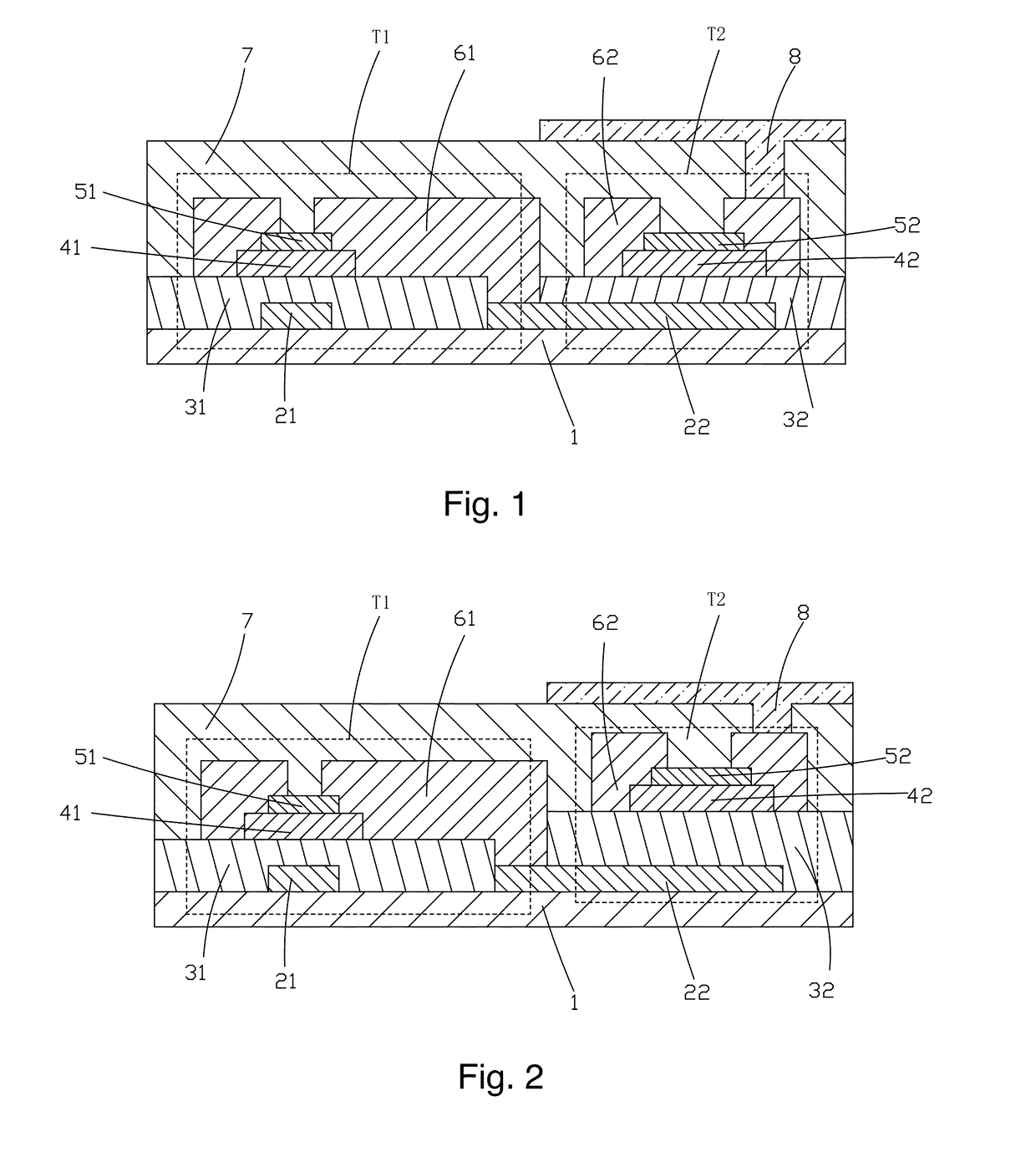 TFT backplate structure and manufacture method thereof