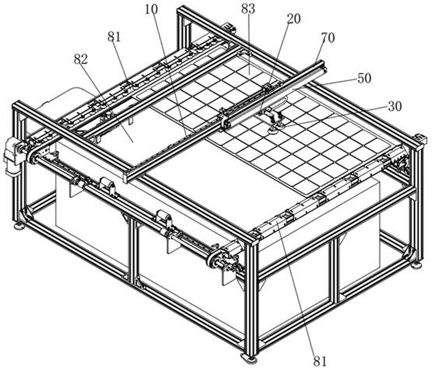 Anti-slump follow-up system for double-glass IV test components