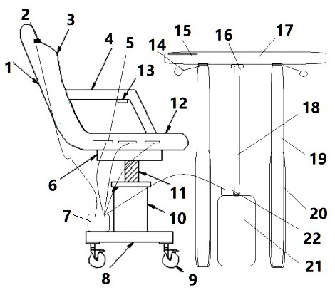 Sitting posture adjusting system and method for avoiding spinal curvature based on position sensors