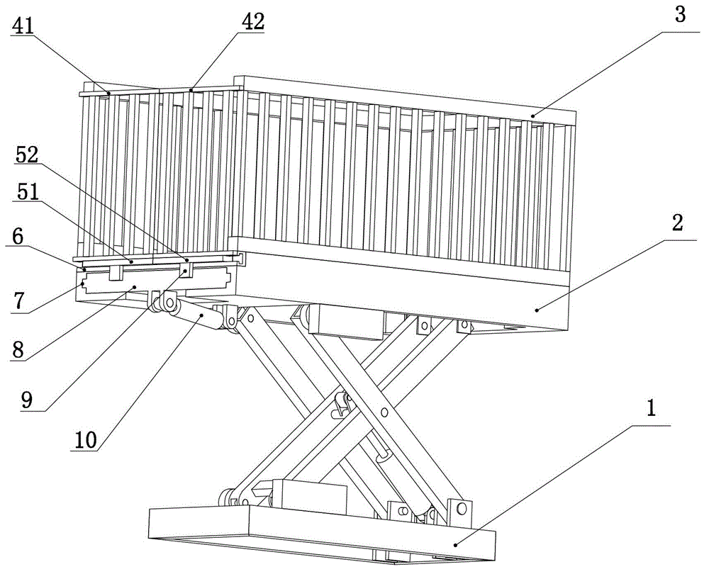 Butt strap telescopic lifting platform