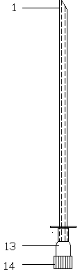 Disposable internal fistula puncture trocar