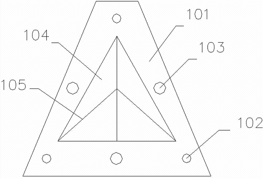 Device for controlling multi-hole type punching and bolt implanting accuracy of tunnel