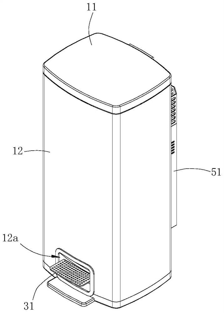 Epidemic prevention garbage can