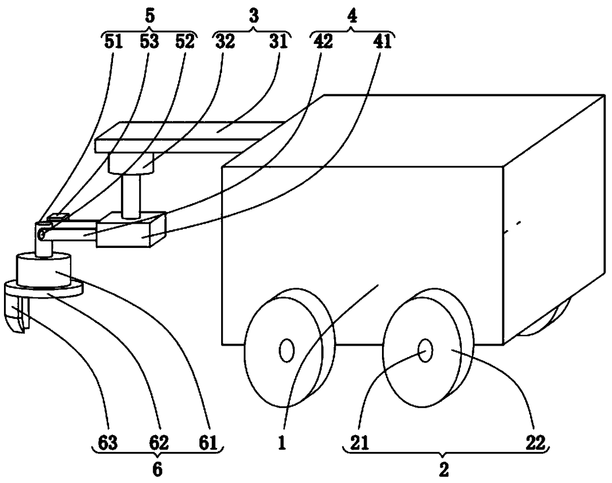 Hardened soil digging device