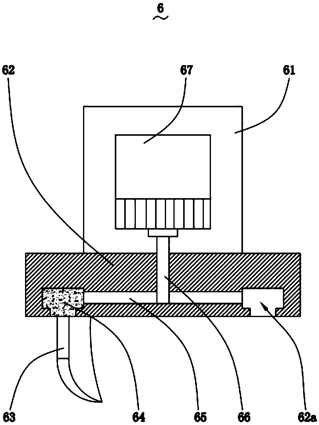 Hardened soil digging device