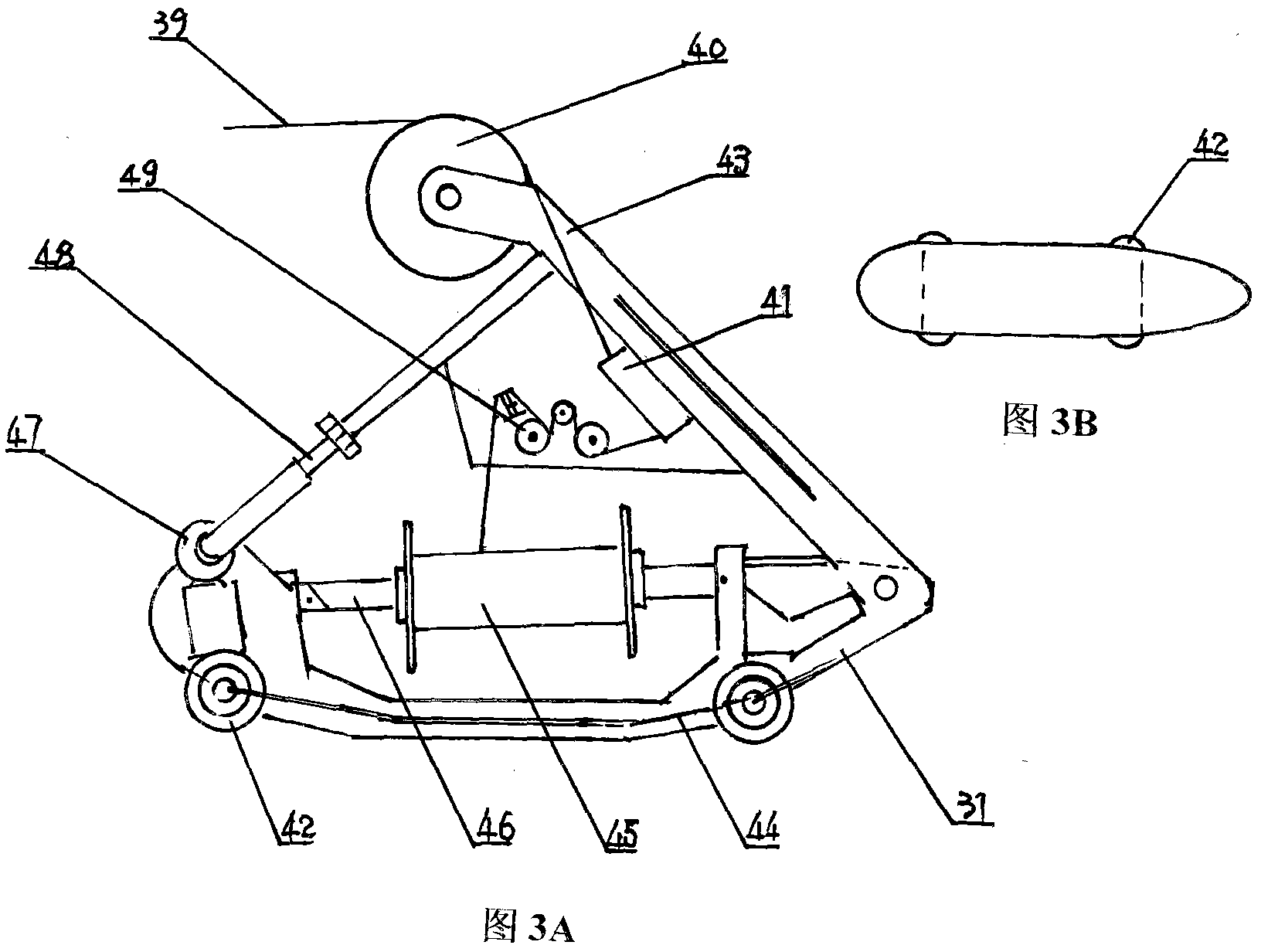 Safety rope weaving machine