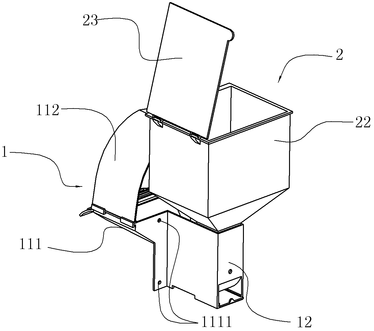 Food container for poultry