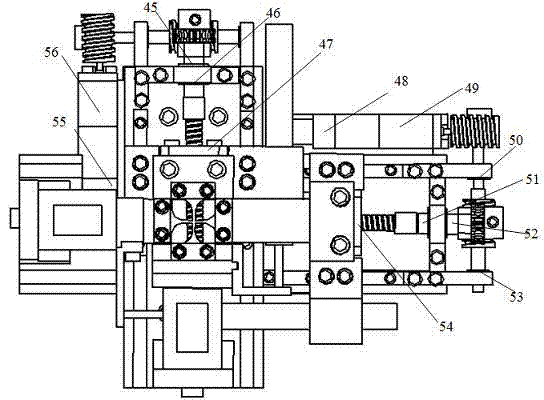 Biaxial stretching/compression mode scanning electron microscope mechanical test device