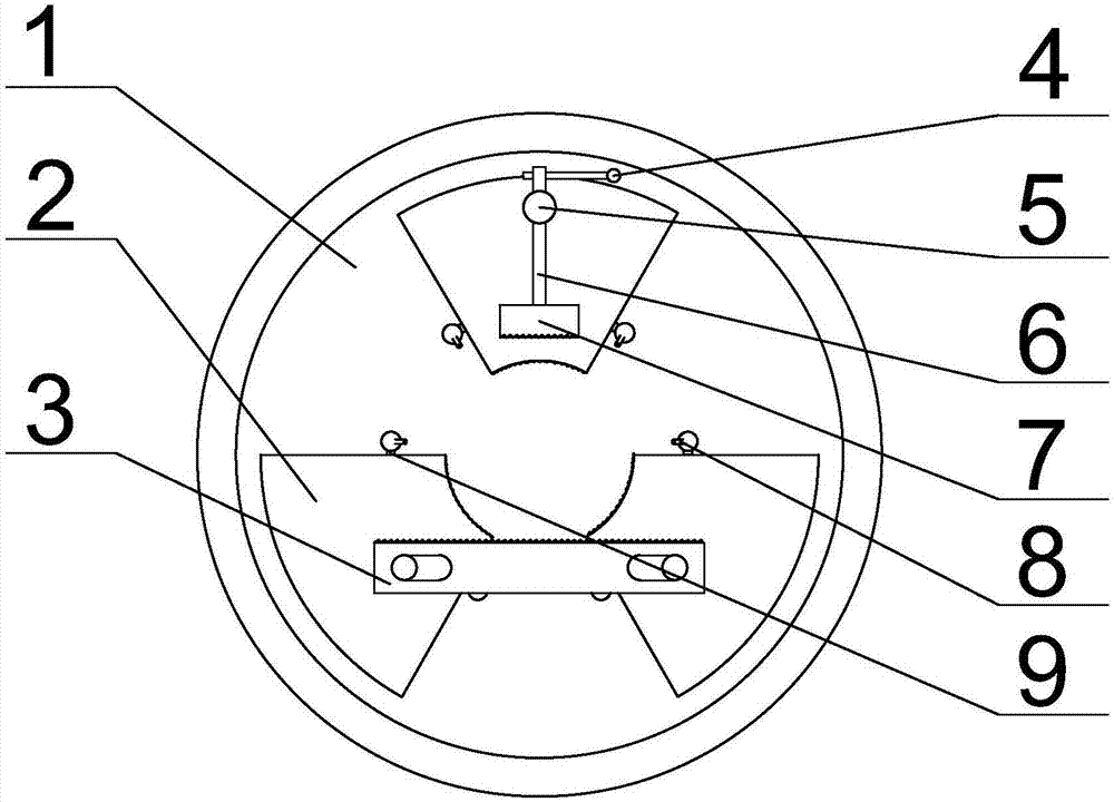 Water-cooled fixture of grinding machine