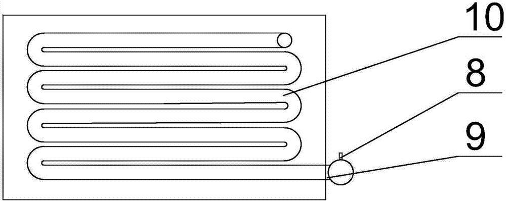 Water-cooled fixture of grinding machine