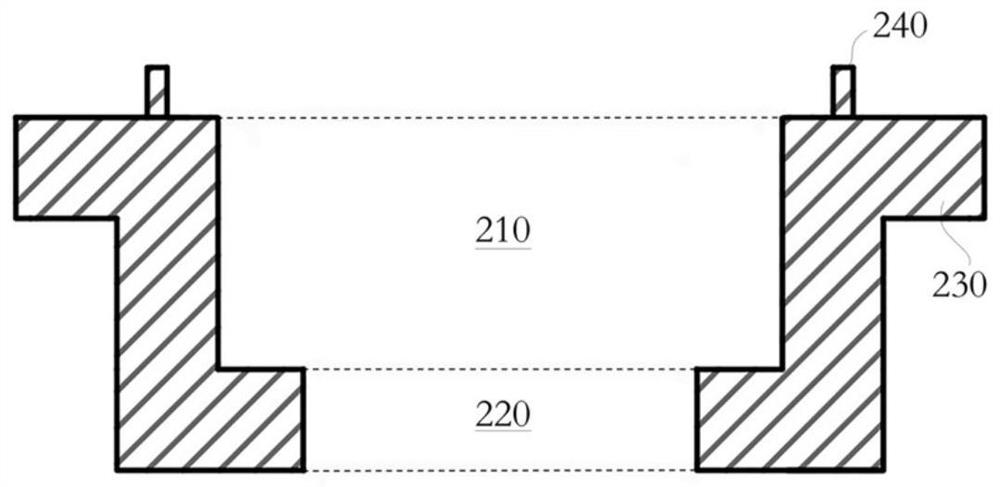 Discharging device for high-temperature glass curing smelting furnace