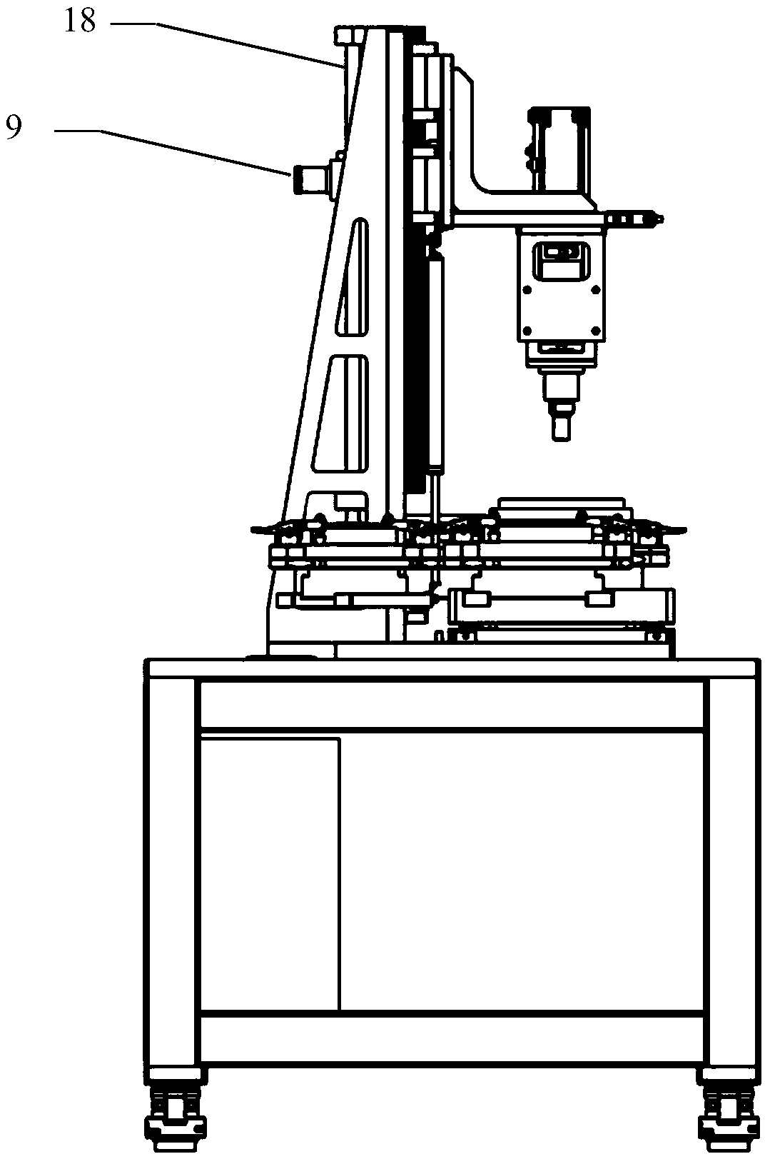 RV reducer torque and noise precision measuring device and method