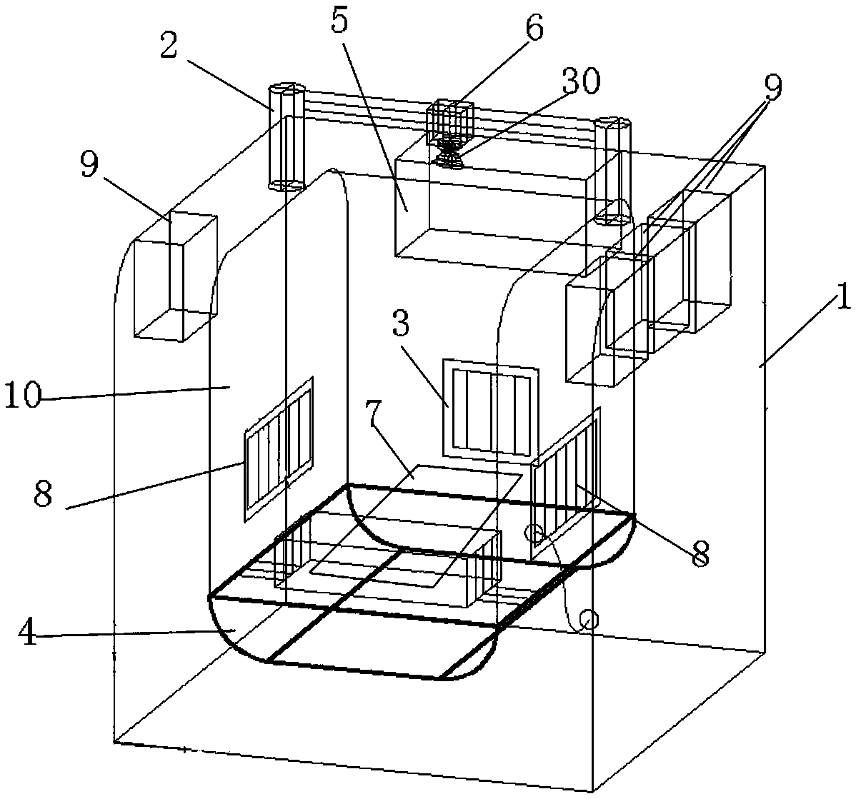 Full-automatic makeup removing and beautifying integrated device