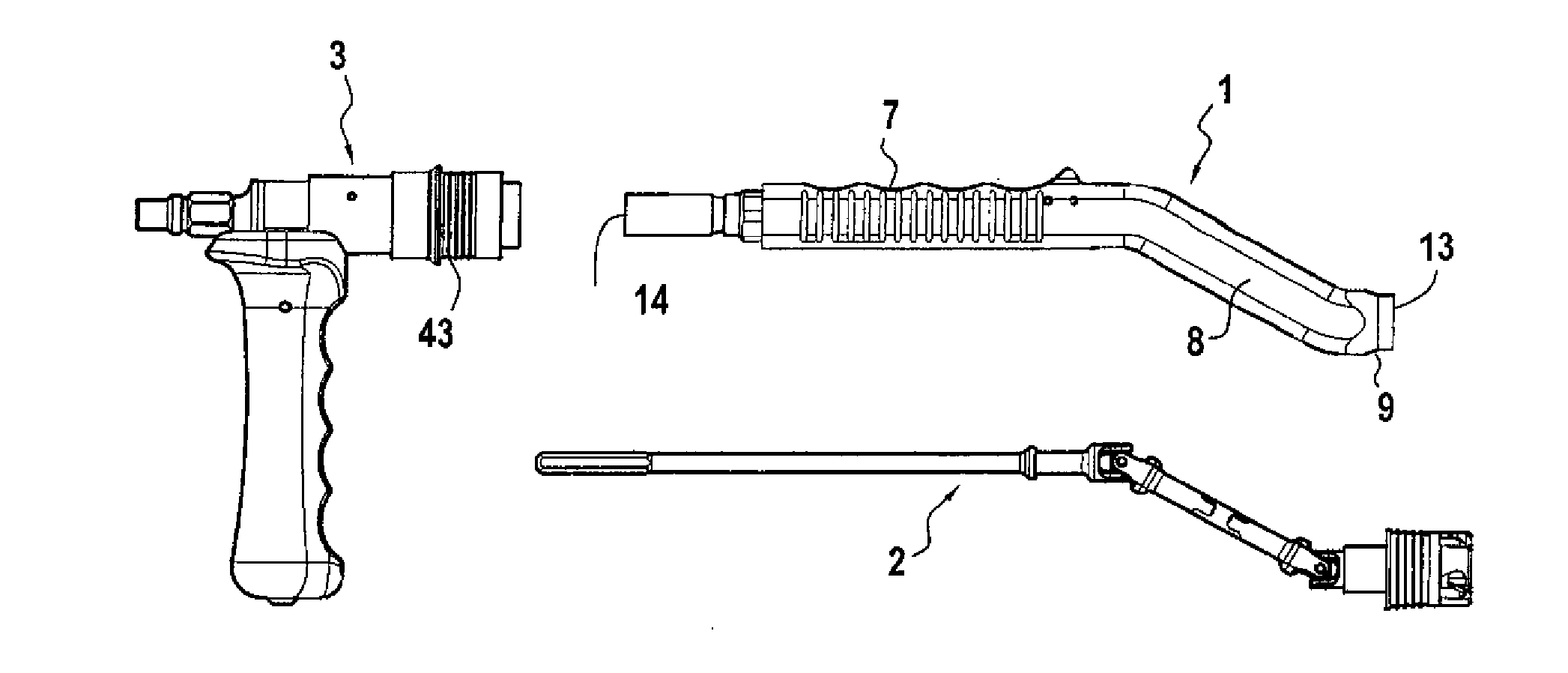 Rasp holder fitted with a handle